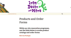Desktop Screenshot of irondecorandmore.com